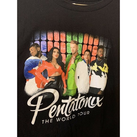 Pentatonix World Tour Black Sz XXL‎ Uni Sex Black T-Shirt - Picture 1 of 7